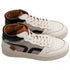 Kamo Gutsu Wit/Grijs Hoge Sneakers Dikke Zool